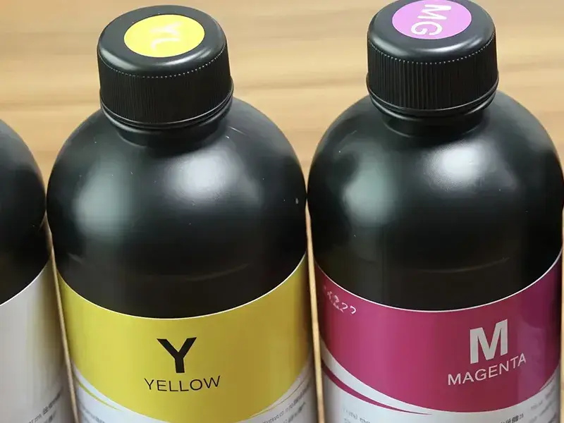 حبر الطباعة بالأشعة فوق البنفسجية (UV)